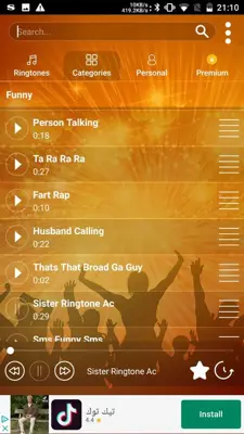 Popular Ringtones android App screenshot 4