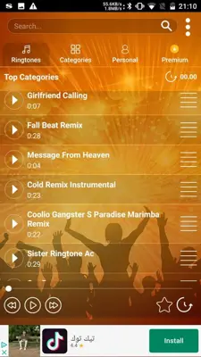 Popular Ringtones android App screenshot 5