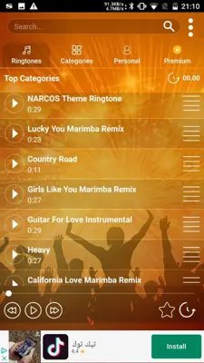 Popular Ringtones android App screenshot 6